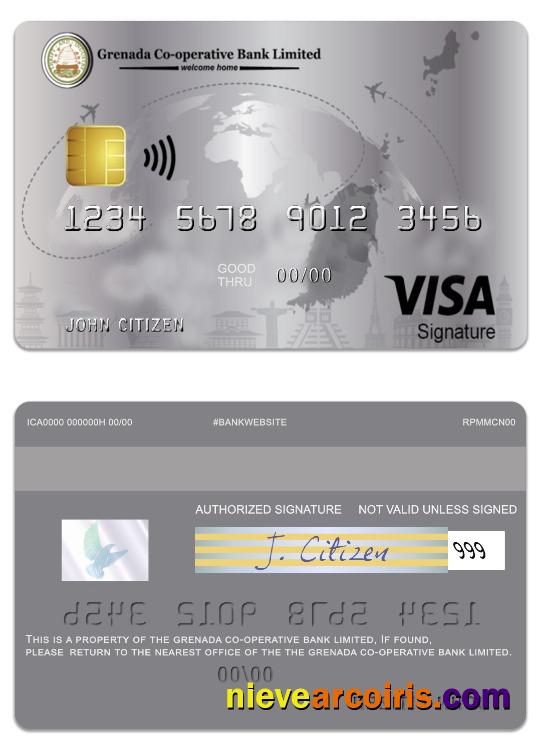 Grenada Co-operative Bank limited visa signature business credit